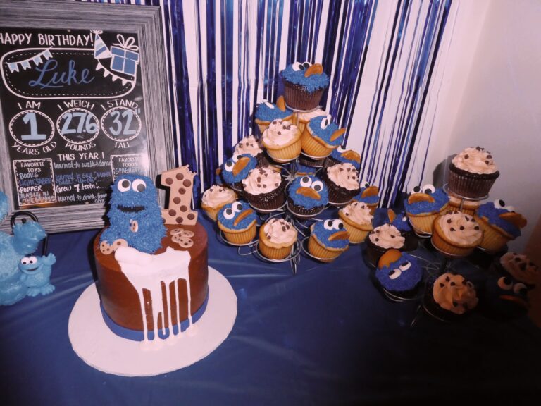 Cookie Monster 1st Birthday Theme