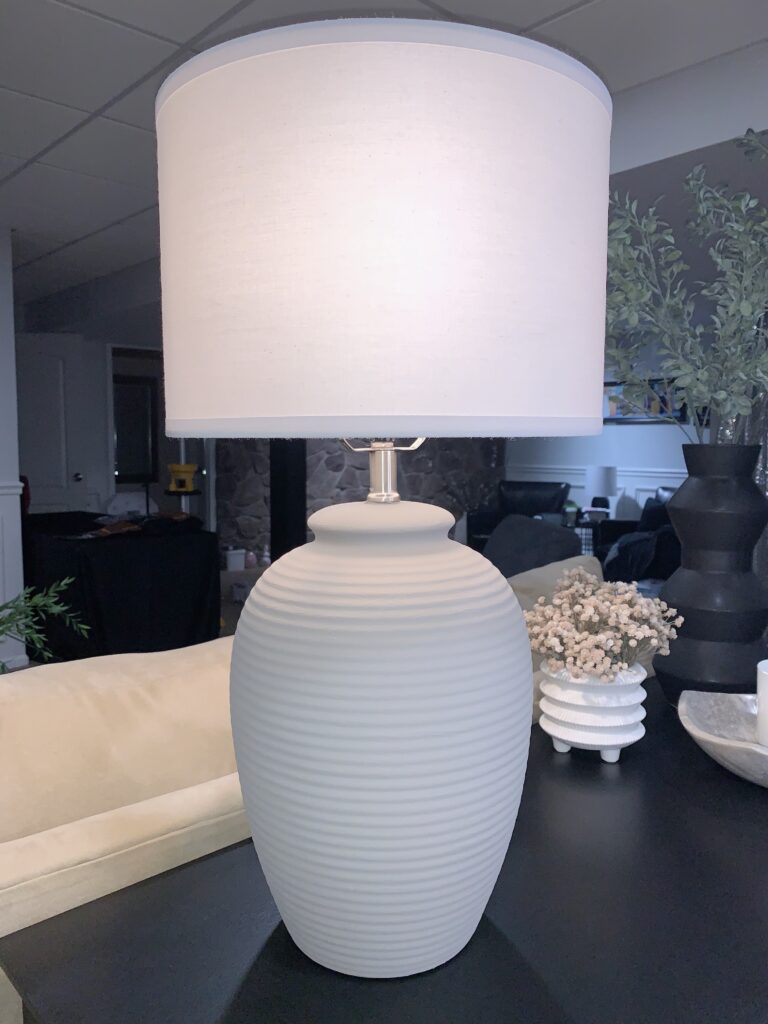 DIY Textured Paint Lamp Upgrade