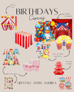 Circus Birthday Party Supplies