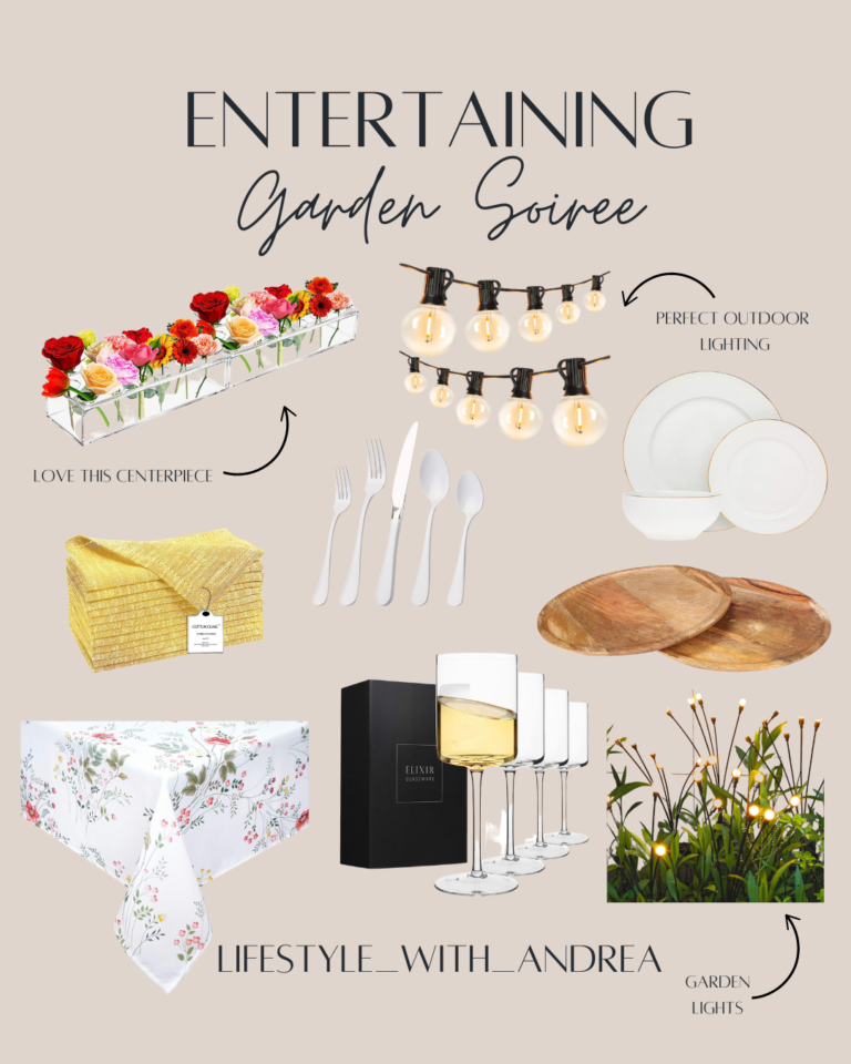 Garden Soiree Summer Dinner Party