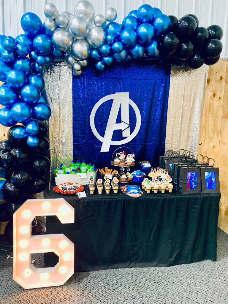 Avengers and Guardians of the Galaxy Superhero Birthday Party
