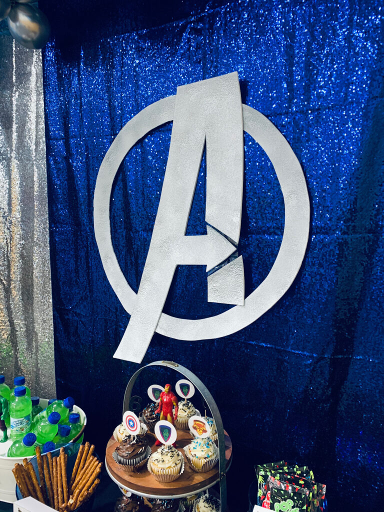 Avengers Birthday Party Backdrop